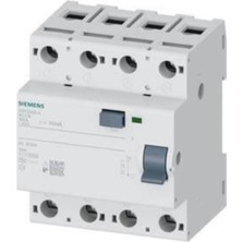 Siemens 5SV3345-6 Kaçak Akım Rölesi 3X125 Amper 30MA Tip-A 3f+N 70MM