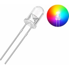 Eding Eğitim Platformu LED Diyot 5mm Rgb Flaşör LED Renkli Kağıt Devre - 5 Adet