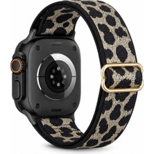 Alstrap Apple Watch 12/11/10 42MM Seri 4-5-6-7-8-9 Uyumlu 38-40-41MM Kumaş Elastik Kordon Kayış