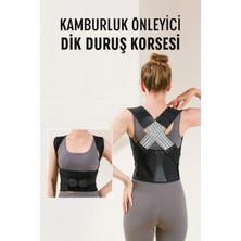 St. Morritz Ayarlanabilir Ortopedik Dik Duruş Korsesi | Kamburluk Önleyici Sırt ve Omuz Destek Bandı | Sırt