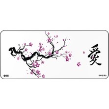 Hawk Beyaz Sakura 90X40 Mouse Pad