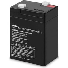 Ttec HAUE_6V4AH/20HR Ttec Valve Regulated Rechargeable Battary - 6 Volt 4 Amper Akü Şarj Edilebilir.
