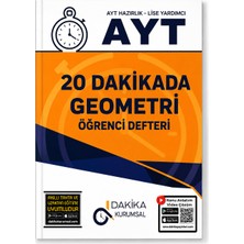 Dakika Yayınları Kurumsal Ayt 20 Dakikada Geometri Öğrenci Defteri – Video Çözümlü Ayt Geometri Konu Anlatımı Yks Hazırlık