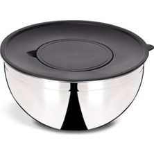St. Morritz Çelik Derin Kapaklı Karıştırma Kabı 24 cm
