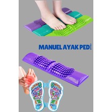 St. Morritz Manuel Ayak Masaj Matı Akupunktur Topuk Dikeni Spa Masaj Aleti Çok Renkli
