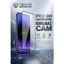 Tekno Şövalye Samsung S24 Fe Uyumlu Tam Kaplayan Antistatik 'pro 9h' Kırılmaz Cam