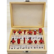 St. Morritz 5011 Ahşap Freze Uç Seti 12 mm (12 Parça)