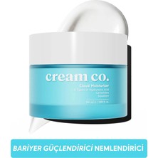 Cream Co. Su Bazlı Bariyer Onarıcı Cloud Moisturizer Yatıştırıcı Nemlendirici Yüz Kremi 50 ML Tüm Cilt Tipleri