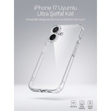 digimanya Iphone 17 Uyumlu 2mm Kılıf Şeffaf Silikon ve Esnek