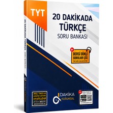 Dakika Yayınları Tyt 20 Dakikada Türkçe Soru Bankası – Konu Anlatımlı Video Çözümlü Yks Türkçe Hazırlık Kitabı