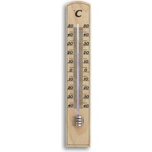 St. Morritz Ahşap Duvar Termometresi Iç Mekan Oda Sıcaklık Ölçer 12.1004