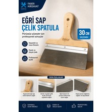 Dekor Faber Eğri Sap Ispatula 30 cm Kolay Kullanım