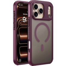 Buff Labs Buff iPhone 18 Pro Max/17 Pro Max Magsafe Air Bumper Kılıf Dark Cherry