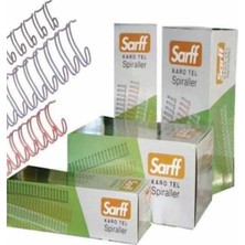 St. Morritz Tel Spiral Karo 1-4 Beyaz 100 Lü (1 Paket 100 Adet)