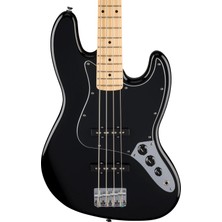 Fender Standard Jazz Bass Akçağaç Klavye Black Bas Gitar