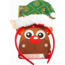 Marsilyan™- Noel Baba Şapkası Yılbaşı Taç