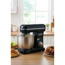 St. Morritz Masterplus Hamur Yoğurma Mutfak Şefi Stand Mixer 6 Lt 1500 W Çiğköfte,krema Siyah