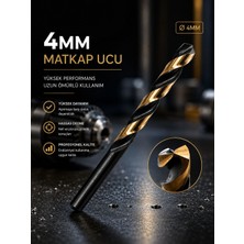 Deco Matkap Ucu Siyah Altın Matkap Ucu - Q4 (10 Adet)