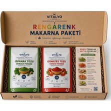 Vitalyo Freeze Dry Dondurularak Kurutulmuş Rengarenk Makarna Paketi