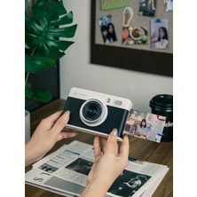 Serreha Chuzhao D1 Instant Camera Şipşak Fotoğraf Makinesi - Retro Tasarım-Sd Karthediyeli
