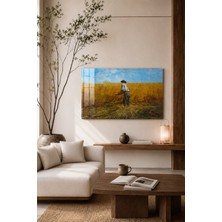 Bu Matbaa BUMATBAA Buğday Tarlası Klasik Sanat Dekoratif Duvar Tablosu