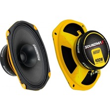 St. Morritz SX-M69F Oval Midrange 400W Maksimum 100W Rms Kapaklı