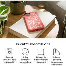 Cricut 2012039 Ekonomik Vinil Kalıcı 30.5cm x 3m Kırmızı