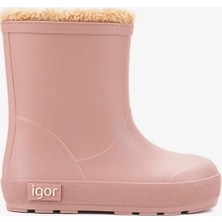 Igor İgor Yogi Borreguito Rosa Kürklü Çocuk Yağmur Bot Çizme Pembe W10306-010