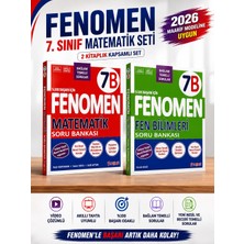 Fenomen Yayıncılık Fenomen 7.sınıf 7b Matematik ve 7b Fen Bilimleri Soru Bankası Seti 2 Kitap Video Çözümlü 2026 Basım