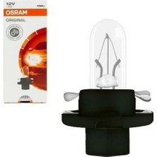 Gözpar Oto 12V 1.2W Siyah Küçük Plastik Soketli Gösterge Ampulü 10 Adet Osra