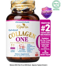 Kiperin One | Tek Hidrolize Kolajen Peptitler | Msm, Biotin, Hyaluronik Asit, Selenyum, Vitamin D | 30KAPSÜL