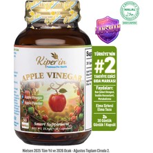Kiperin Apple Cider Vinegar | Elma Sirkesi | Açlık Kontrol ve Sindirim Destek Takviyesi | 30 KAPSÜL(500MG)