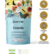 The Good Wild Karışık Meyveli Granola | İlave Şekersiz | Glutensiz Vegan Atıştırmalık | Yüksek Lif | 300 gr