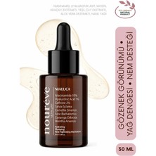 Noureve Niacinamide Serum Gözenek Sıkılaştırıcı, Cilt Tonu Dengeleyici, Siyah Nokta Karşıtı-Hyaluronik Asit, Kafein