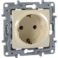 Legrand Raventı Topraklı Prız, Krem 768414