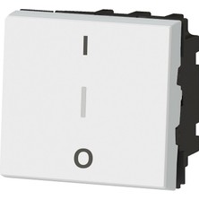 Legrand Ikı Kutuplu Anahtar, 16AX, 250V~, Işıklandır., Otomatık, 2m, Beyaz 077050L