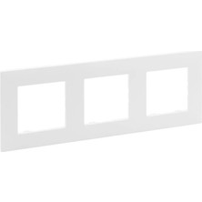 Legrand Raventı 3lu Beyaz Cerceve-X 768173