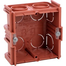Legrand Batıbox Bırleştırılebılen Kare Teklı Buat Derınlık: 40 mm 080141