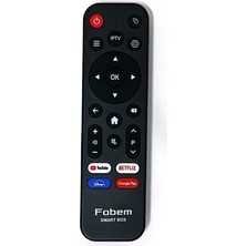 Kumandacenter DST-3309-B Fobem Androıd Orijinal Logolu Kumanda (Ses Komut Yoktur)