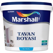 Marshall Tavan Boyası Beyaz Ekstra Beyaz Yüksek Kapatıcı Mat Tavan Boyası 3,5 kg