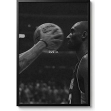 Icon Tablo Kobe Bryant Lock In - Odaklan Tasarim Tablo Lockin, 35 x 50