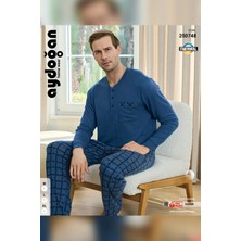 Aydoğan Erkek Aras Kışlık Termal Rahat Petrol Pijama Takımı 0748