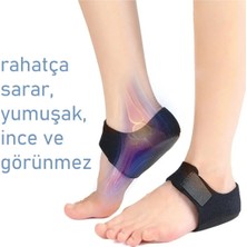 St. Morritz Erkek Kumaş Topuk Çorabı - Topuk Çatlağı, Topuk Ağrısı, Topuk Dikeni ve Yorgun Ayak