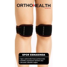 St. Morritz Patella Tendon Bandı Dizlik - Silikon Ped Destekli (2ADET) Diz Ağrılarında Rahatlama Sporcu Koruma