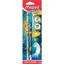 Maped Jungle Silgili Hb Kurşun Kalem + Kalem Tutacağı 851819