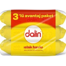Dalin Yeni Doğgan 3lü Islak Pamuk Havlu