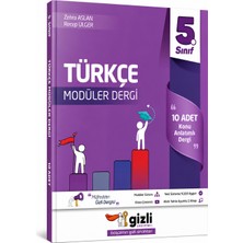 Gizli Yayınları 5. Sınıf Türkçe Modüler Dergi 10’lu Set – Maarif Modeline Uygun Konu Anlatımlı Video Çözümlü