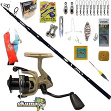 Oslo Okuma Outrax 6000 360CM 3,5lbs Carp-X Profesyonel Sazan Kıyı Olta Takımı Seti