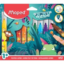 Maped Color'peps Jumbo Jungle Fever Keçeli Kalem 12 Renk 846900