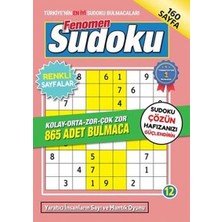 Fenomen Sudoku 12 Bertan Kodamanoğlu Maxi Yayıncılık
